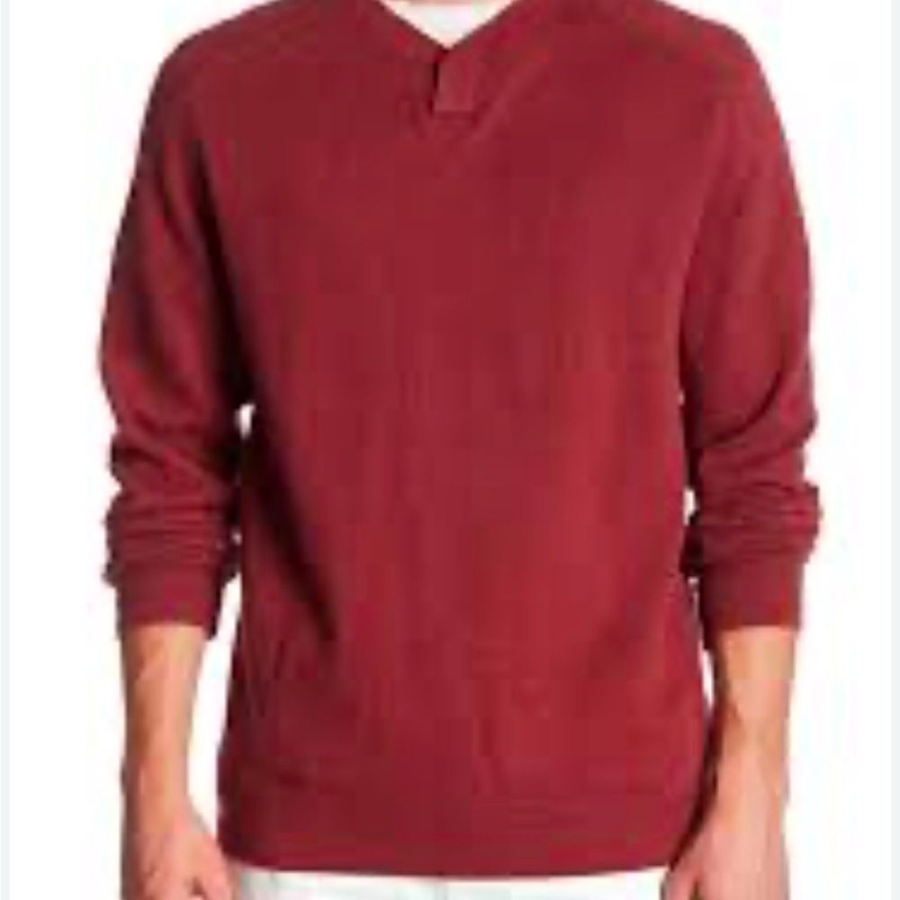 Tommy Bahama Flipshore Abaco Reversible Sweatshirt Men’s Large Green Burgundy